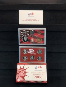 (10 Coins) 2006-S US Mint Silver Proof Set OGP
