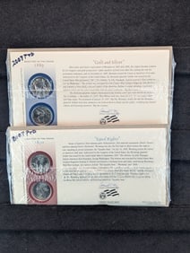 2007-P&D Wyoming and Montana State Quarters