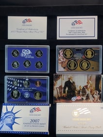 (14 Coins) 2007-S US Mint Proof Set OGP