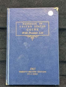 1965 Handbook Of U.S. Coins w/Premium List - Used