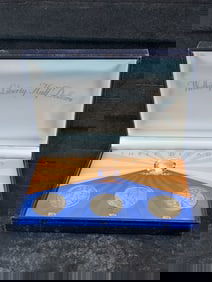 (3 Coins) Walking Liberty Half Dollar Coin Set w/1920, 1936, & 1944 Half Dollars