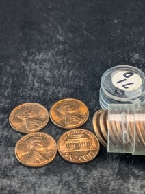Tube Of 1971-D Lincoln Memorial Cents