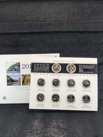 (10 Coins) 2018 P&D America the Beautiful UNC Coin Set OGP