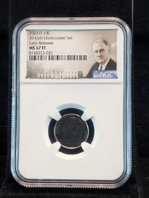 2023-D Roosevelt Dime   Early Releases   NGC MS67FT