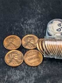 Tube Of 1963-D Lincoln Memorial Cents