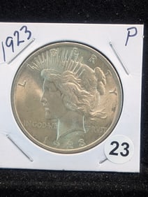 1923 P Silver Peace Dollar Very Nice Coin
