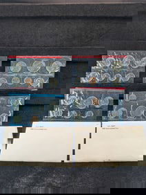 1980 P&D & 1981 P&D U.S. 13 Coin Mint Sets w/COA - 26 Coins