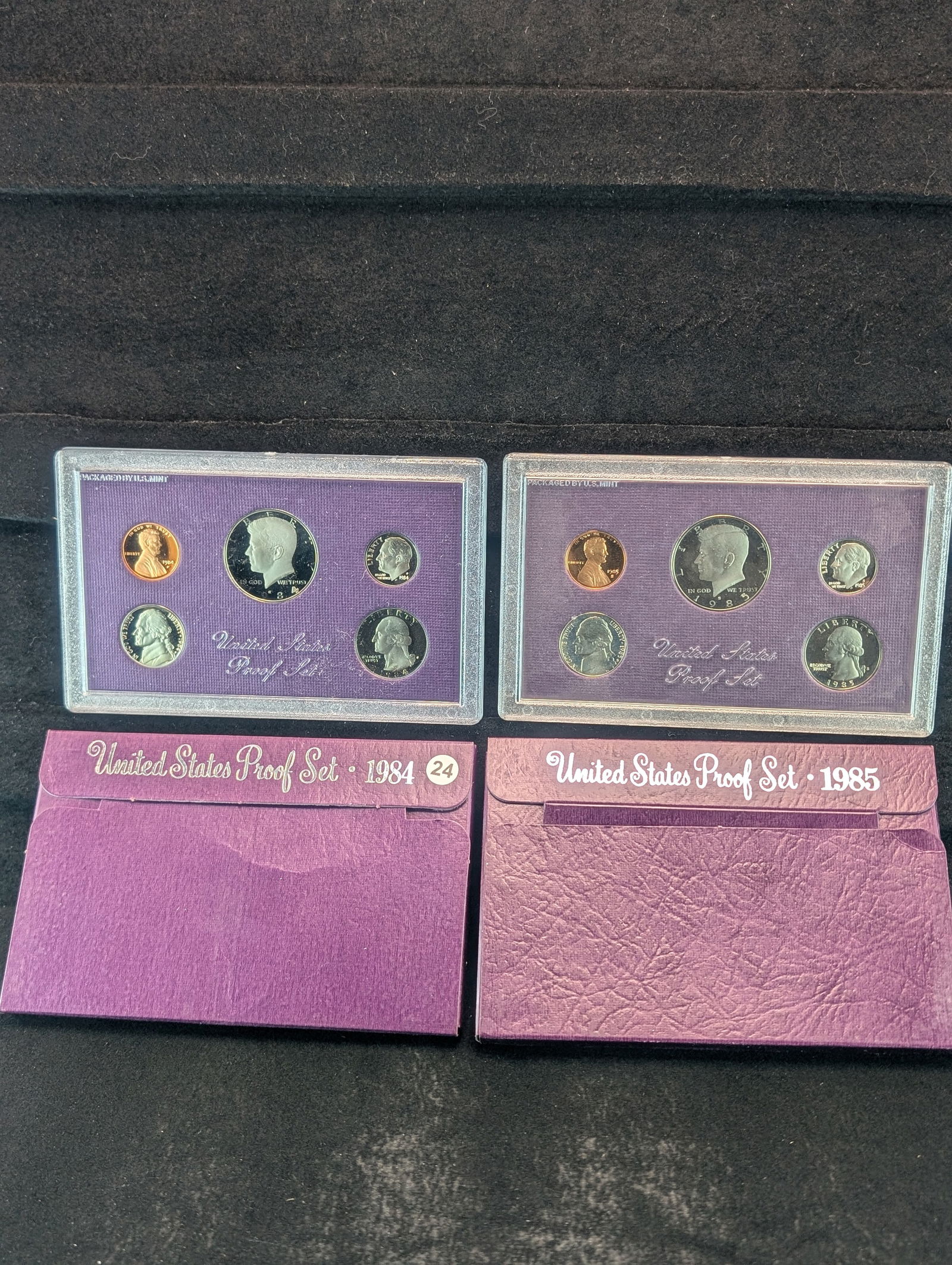 1984-S and 1985-S United States Mint Proof Sets OGP (1 of 3)