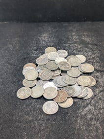 50 1943-S Wartime Steel Lincoln Wheat Cents