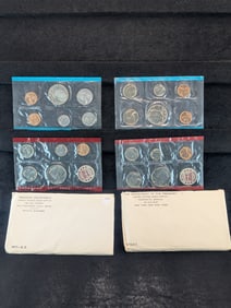 1971 P&D & 1972 P&D U.S. Mint Sets w/OGP & COA - 23 Coins