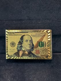 Deck Of Gold 100 Dollar Playing Cards