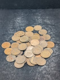 50 Mixed Date Indian Head Cents