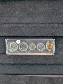 1968-D U.S. Coin Set In Plastic Holder