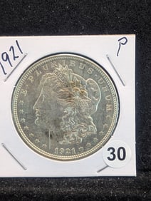 1921 P Morgan Silver Dollar Nice Coin