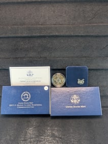 2002-W US Military Academy Bicentennial Commem Coin - 90% Silver