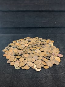 500 Teen Lincoln Wheat Cents - All Dated In The Teens