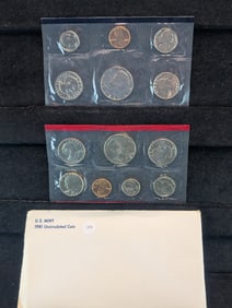 1981 P&D U.S. Mint Uncirculated Coin Set In OGP