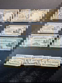 Twelve Assorted Japanese Government Notes