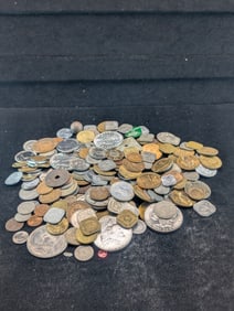 Assortment Of Foreign Coins From Many Different Countries - Coins Weigh 2lbs.