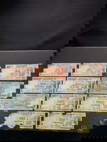 Lot of 11 Notes from India