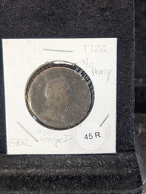 1723 Great Britain Half Penny George 1