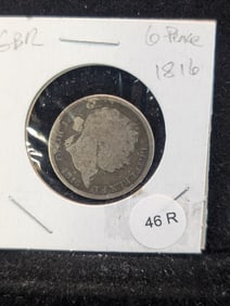 1816 Great Britain 6 Pence