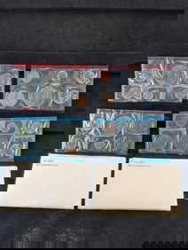 1975 P&D & 1976 P&D U.S. Original 12-Coin Mint Sets w/OGP & COA's - 24 Coins