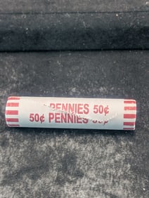 Roll Of 50 Lincoln Wheat Cents
