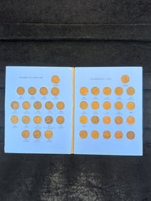 Complete Whitman Folder of Canadian Small Cents from 1937 to 1972  - (39 Coins)