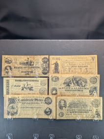 Reproduction Copies of Confederate Currency  - Souvenir Notes!
