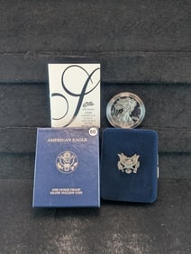 2006 W Proof American Silver Eagle 1 oz OGP