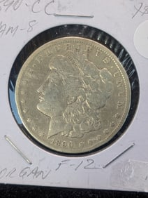 1890-CC Morgan Dollar