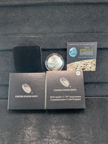 2019P Apollo 50th Anniversary UNC Silver Dollar OGP