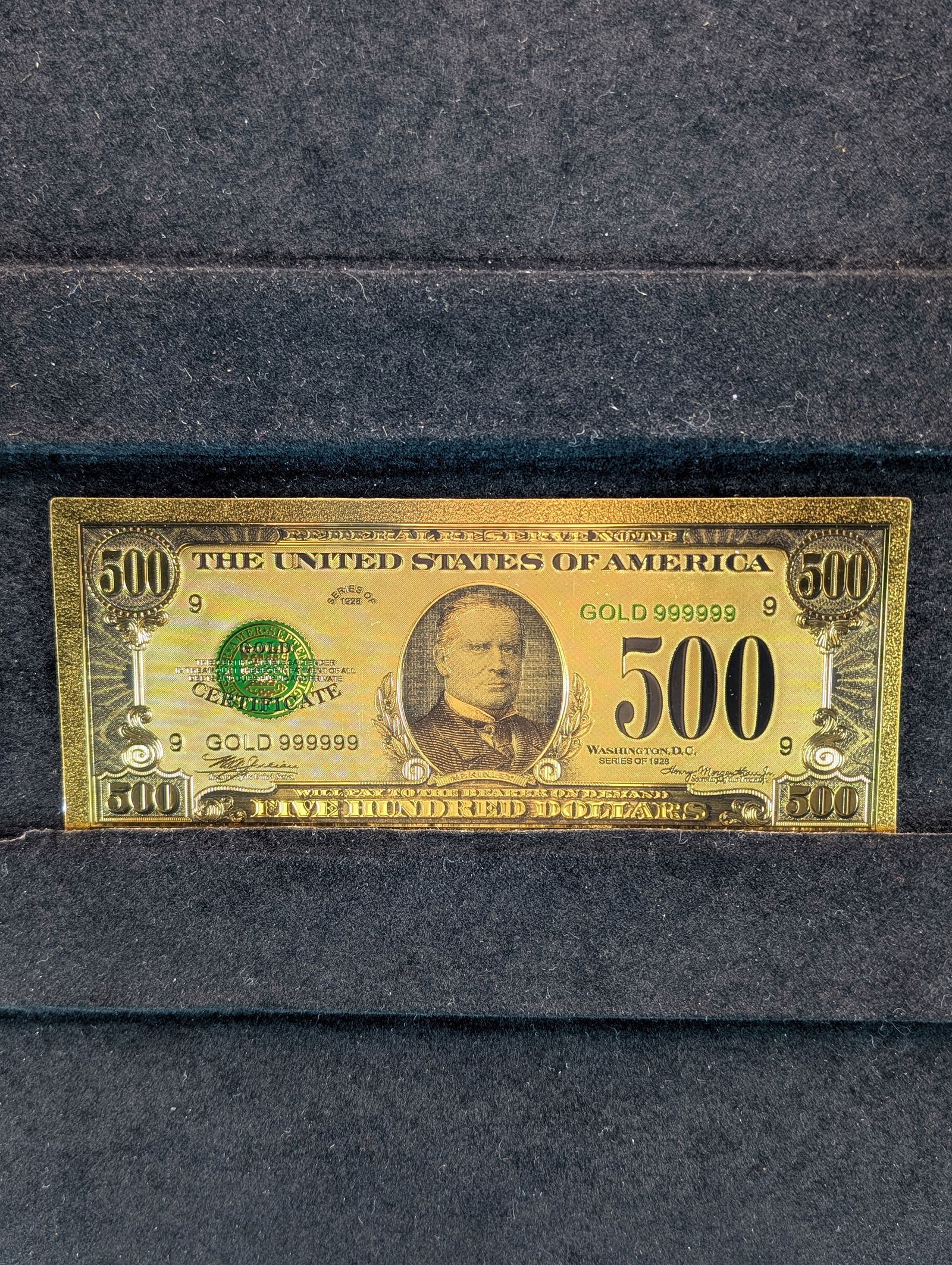 Copy of $500 Gold Certificate - Gold Foil - Novelty Note  - Not Solid Gold (1 of 2)