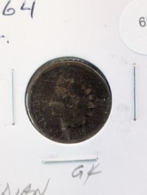 1864 Indian Head Cent