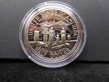 1986-S Nation Of Immigrants Half Dollar