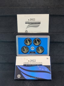 (4 Coins) 2022-S American Innovations $1 Coin Proof Set OGP