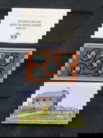 (5 Coins) 2020-S United States Mint America the Beautiful Quarters Proof Set OGP