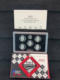2023-S US Mint Silver Proof Set American Women's Quarters OGP