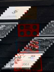 2003-S U.S. Silver Proof Set In OGP w/COA