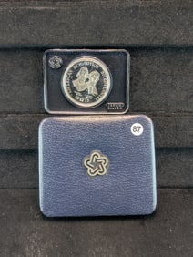 1973 Bicentennial Commemorative Sterling Silver Medal  Franklin Mint