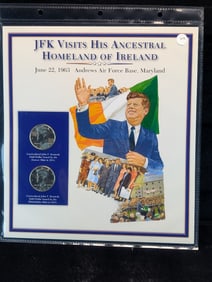 2014- P&D Clad Kennedy Half Dollars  Featuring  - JFK Visits His Ancestral Homeland of Ireland