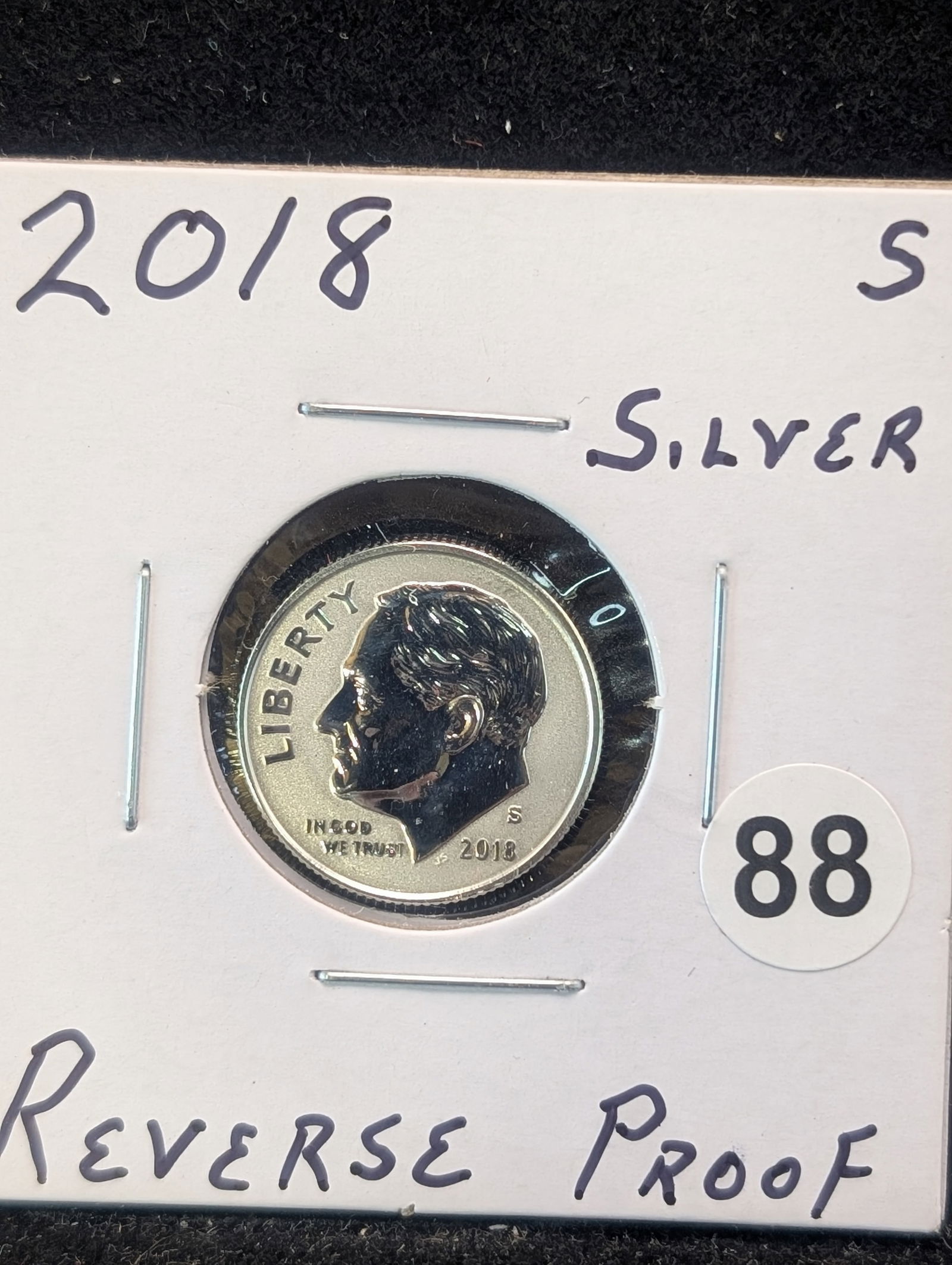 2018-S Silver Roosevelt Reverse Proof Dime (1 of 2)
