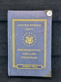 2009-D James K Polk Presidential Golden Dollar Graded by ANACS MS67 3rd Coin First Day of Issue  In