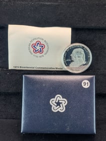 1974 Bicentennial Medal Commemorating the First Continental Congress