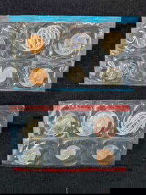 1969 P&D U.S. Mint Uncirculated Set In OGP