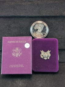 1986-S American Silver Eagle Proof - One Ounce Silver Coin