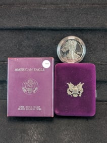 1987-S American Silver Eagle Proof - One Ounce Silver Coin