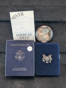 1996-P American Silver Eagle Bullion Coin - .999 Troy Ounce Silver Coin