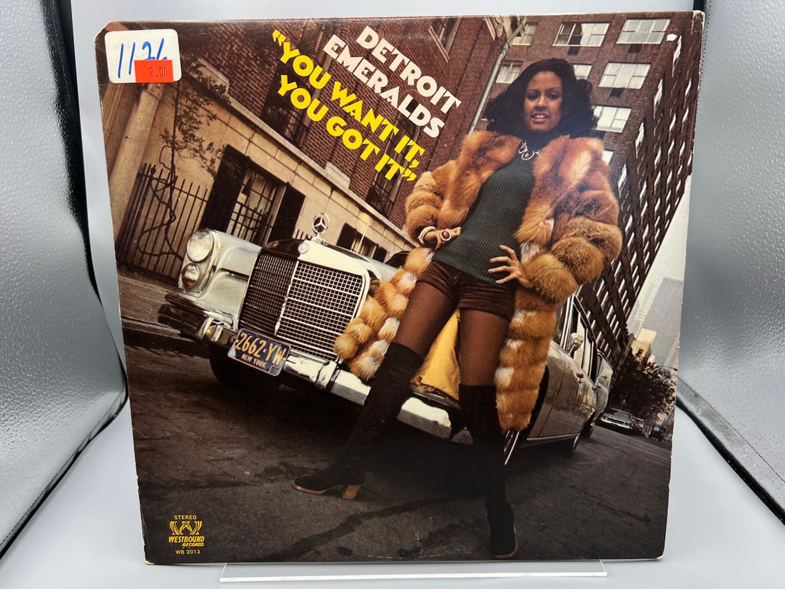 1972 Detroit Emeralds You Want It, You Got It Vinyl Album - WB 2013: 1972 Detroit Emeralds You Want It, You Got It Vinyl Album - WB 2013 - Records have not been tested by the auction house for play quality. All items are sold as is.